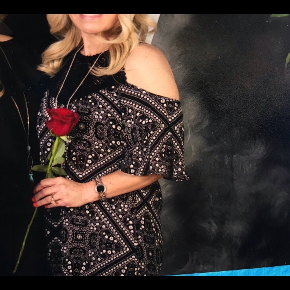 Speechless dress black & white small worn once